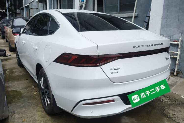 Used BYD Qin PLUS 2021 DM-i 55KM Flagship Model Rear Left 45 Deg