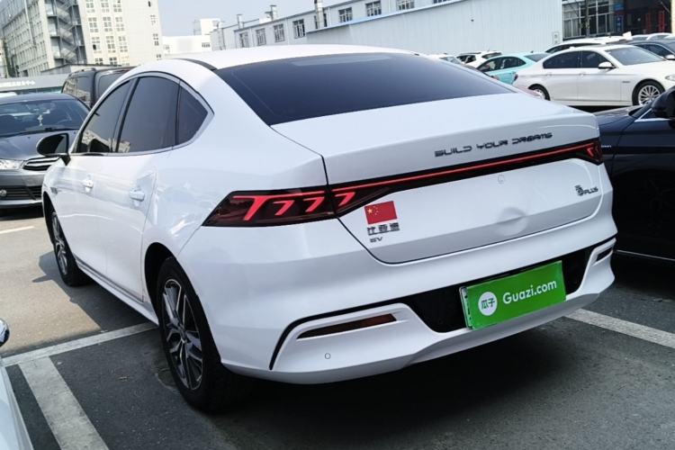 Used BYD Qin PLUS 2021 EV 400KM Luxury Model Rear Left 45 Deg