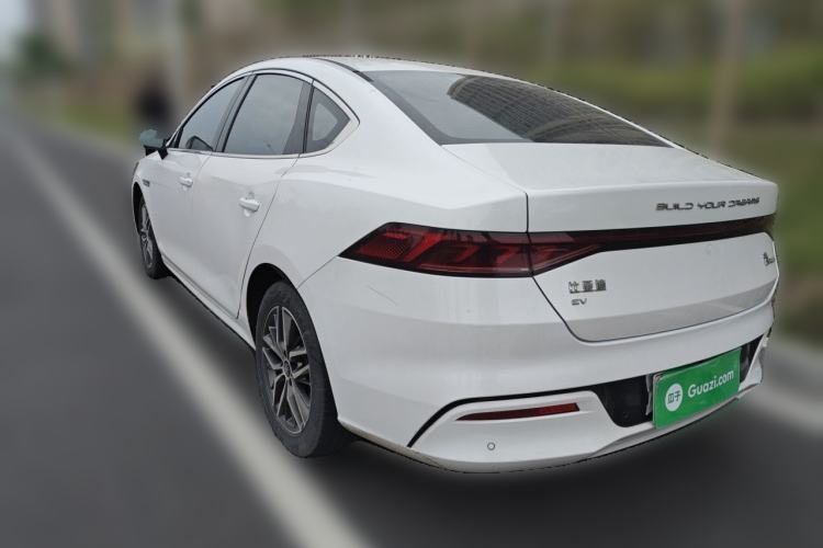 Used BYD Qin PLUS 2021 EV 400KM Luxury Model Rear Left 45 Deg
