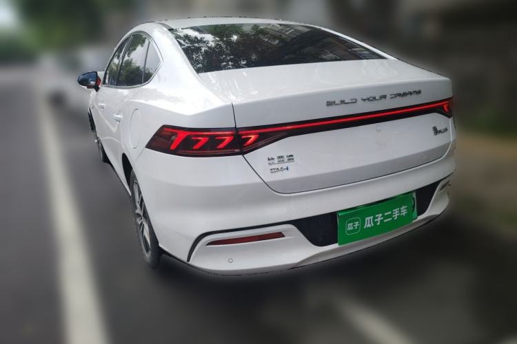 Used BYD Qin PLUS 2021 DM-i 55KM Flagship Model Rear Left 45 Deg