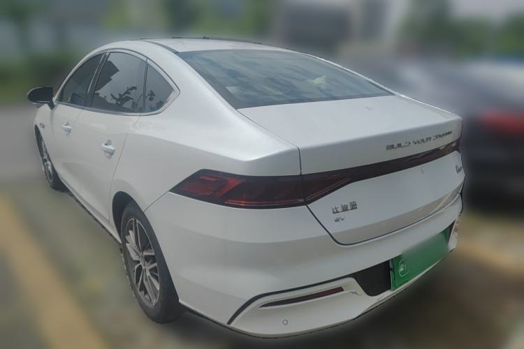 Used BYD Qin PLUS 2021 EV 500KM Luxury Model Rear Left 45 Deg