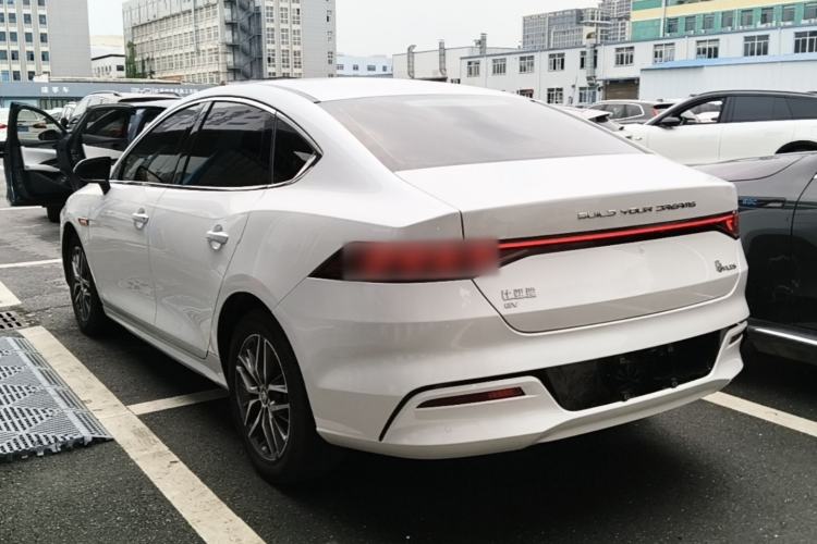 Used BYD Qin PLUS 2021 EV 400KM Luxury Model Rear Left 45 Deg