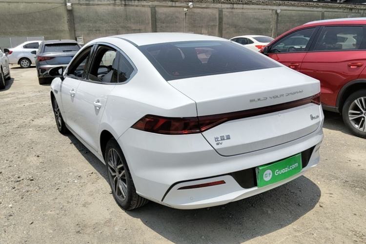 Used BYD Qin PLUS 2021 EV 500KM Premium Model Rear Left 45 Deg