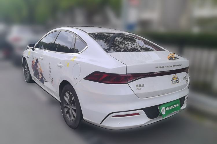 Used BYD Qin PLUS 2021 DM-i 55KM Prestige Model Rear Left 45 Deg