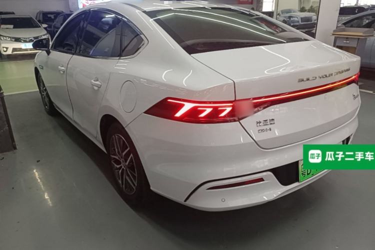 Used BYD Qin PLUS 2021 DM-i 55KM Flagship Model Rear Left 45 Deg
