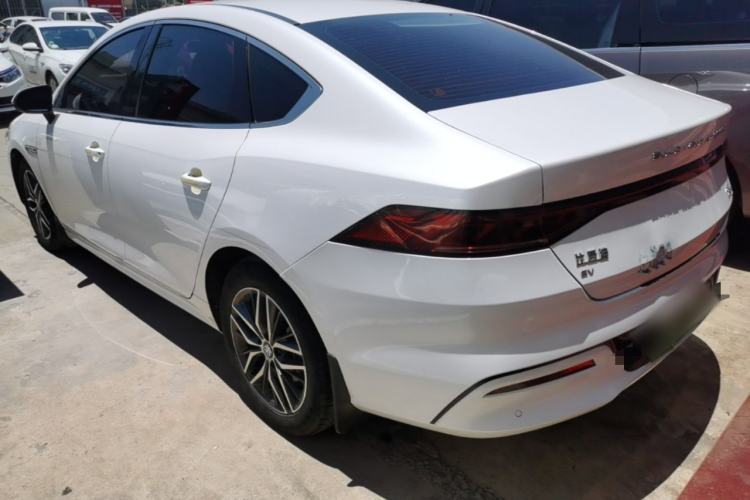 Used BYD Qin PLUS 2021 EV 500KM Luxury Model Rear Left 45 Deg