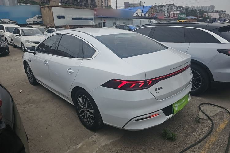 Used BYD Qin PLUS 2021 EV 500KM Luxury Model Rear Left 45 Deg