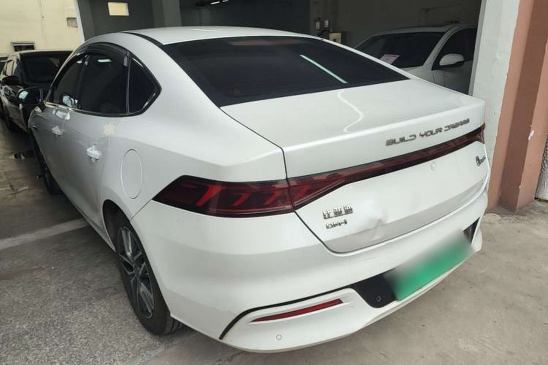 Used BYD Qin PLUS 2021 DM-i 55KM Flagship Model Rear Left 45 Deg