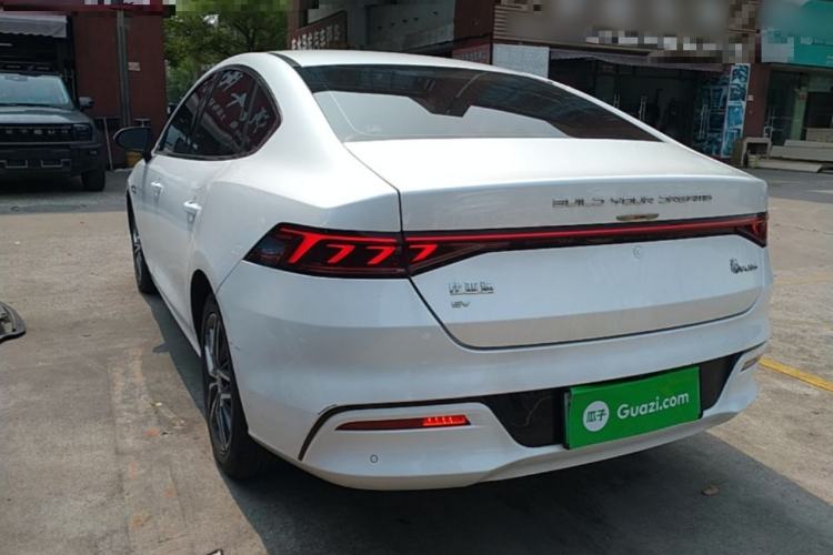 Used BYD Qin PLUS 2021 EV 500KM Premium Model Rear Left 45 Deg