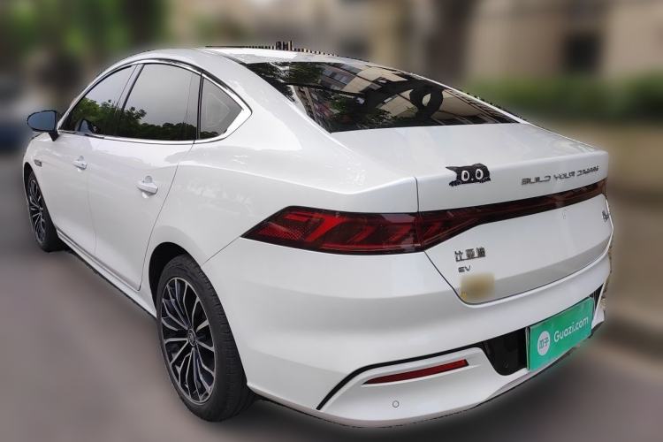 Used BYD Qin PLUS 2021 EV 600KM Flagship Model Rear Left 45 Deg