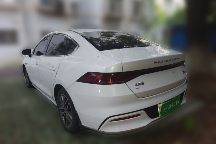 Used BYD Qin PLUS 2021 EV 500KM Luxury Model Rear Left 45 Deg