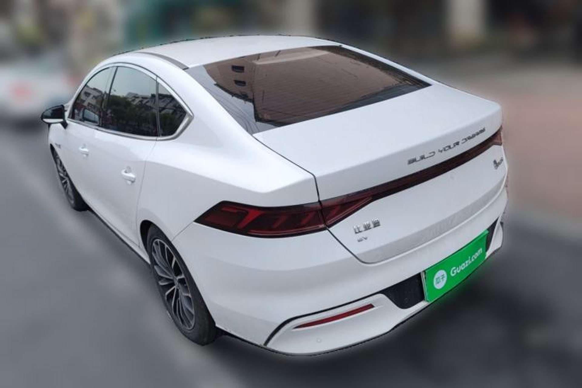 Used BYD Qin PLUS 2021 EV 600KM Flagship Model Rear Left 45 Deg
