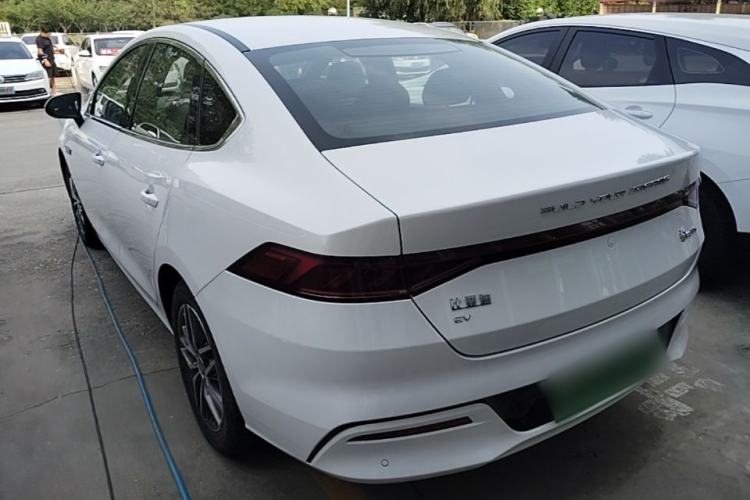 Used BYD Qin PLUS 2021 EV 500KM Luxury Model Rear Left 45 Deg