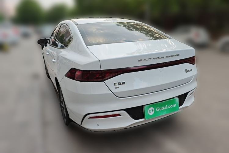 Used BYD Qin PLUS 2021 EV 400KM Luxury Model Rear Left 45 Deg