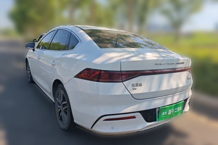 Used BYD Qin PLUS 2021 EV 500KM Luxury Model Rear Left 45 Deg