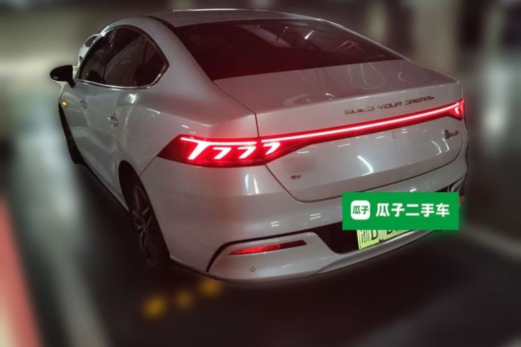 Used BYD Qin PLUS 2021 EV 500KM Luxury Model Rear Left 45 Deg