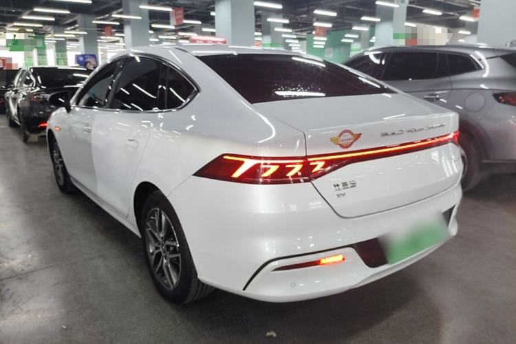 Used BYD Qin PLUS 2021 EV 500KM Luxury Model Rear Left 45 Deg
