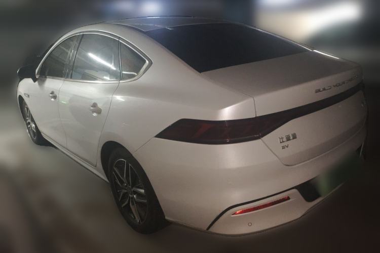 Used BYD Qin PLUS 2021 EV 500KM Premium Model Rear Left 45 Deg