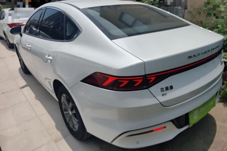 Used BYD Qin PLUS 2021 EV 400KM Leading Comfort Edition Rear Left 45 Deg