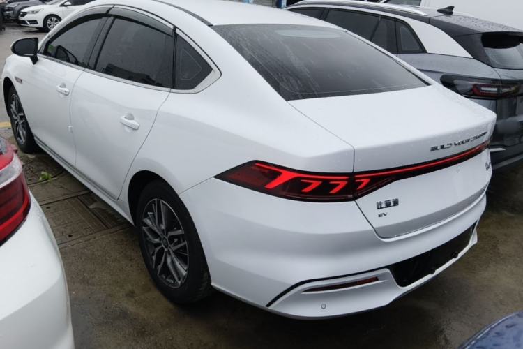Used BYD Qin PLUS 2021 EV 500KM Premium Model Rear Left 45 Deg