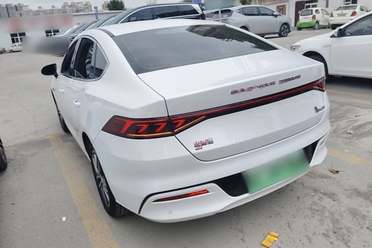 Used BYD Qin PLUS 2021 EV 400KM Luxury Model Rear Left 45 Deg
