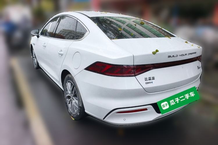 Used BYD Qin PLUS 2021 DM-i 55KM Flagship Model Rear Left 45 Deg