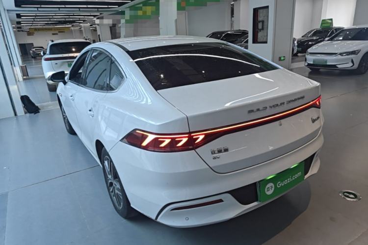 Used BYD Qin PLUS 2021 EV 500KM Luxury Model Rear Left 45 Deg