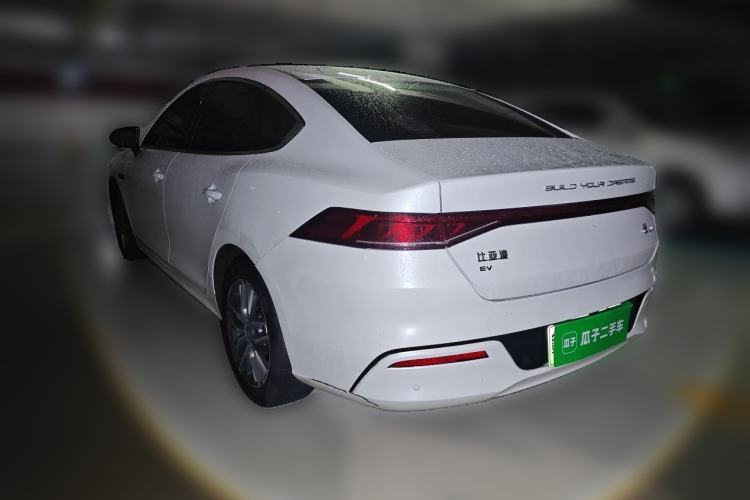 Used BYD Qin PLUS 2021 EV 500KM Luxury Model Rear Left 45 Deg