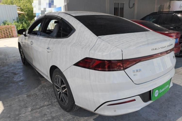 Used BYD Qin PLUS 2021 EV 400KM Luxury Model Rear Left 45 Deg