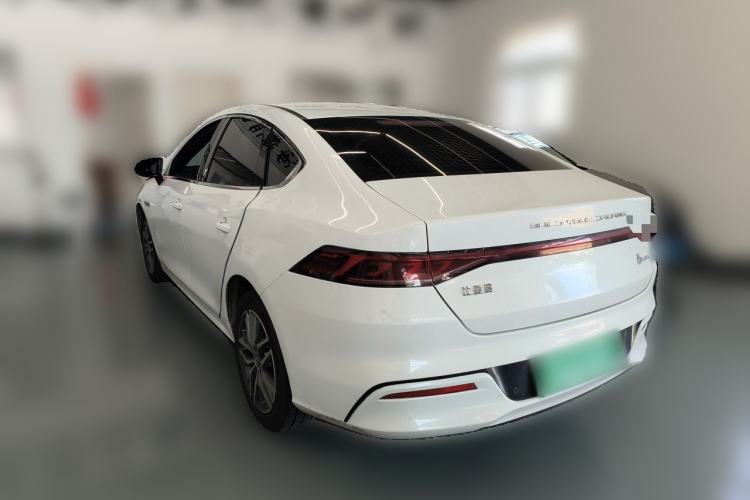 Used BYD Qin PLUS 2021 EV 400KM Luxury Model Rear Left 45 Deg