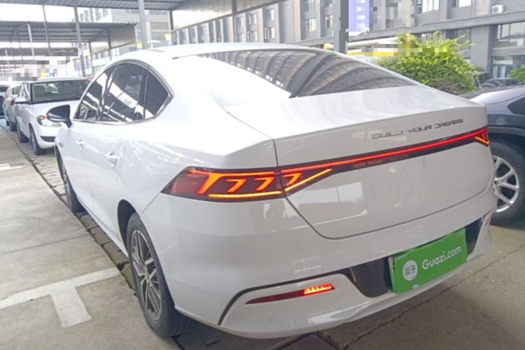 Used BYD Qin PLUS 2021 EV 400KM Luxury Model Rear Left 45 Deg