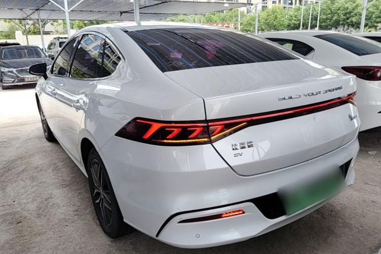 Used BYD Qin PLUS 2021 EV 400KM Luxury Model Rear Left 45 Deg