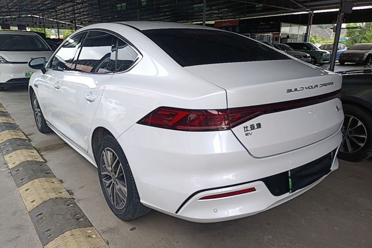 Used BYD Qin PLUS 2021 EV 400KM Luxury Model Rear Left 45 Deg