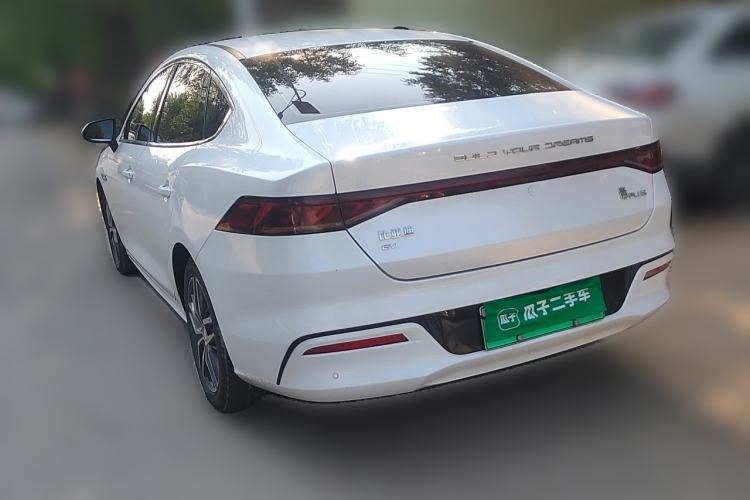 Used BYD Qin PLUS 2021 EV 500KM Premium Model Rear Left 45 Deg