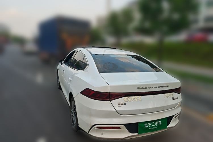 Used BYD Qin PLUS 2021 EV 500KM Premium Model Rear Left 45 Deg