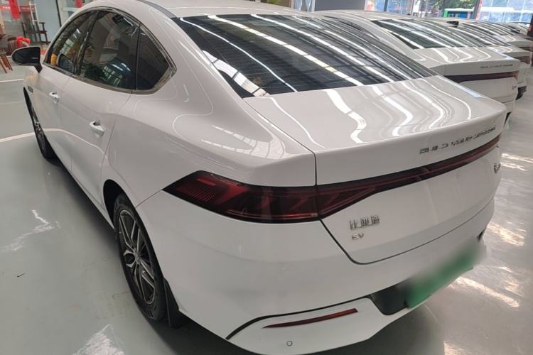 Used BYD Qin PLUS 2021 EV 500KM Luxury Model Rear Left 45 Deg