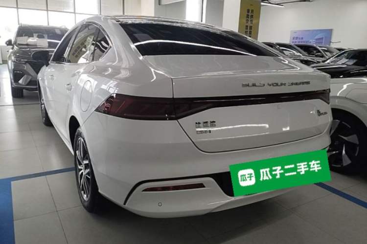 Used BYD Qin PLUS 2021 DM-i 55KM Flagship Model Rear Left 45 Deg