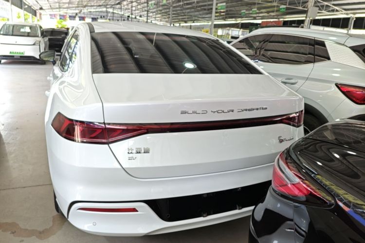 Used BYD Qin PLUS 2021 EV 500KM Luxury Model Rear Left 45 Deg