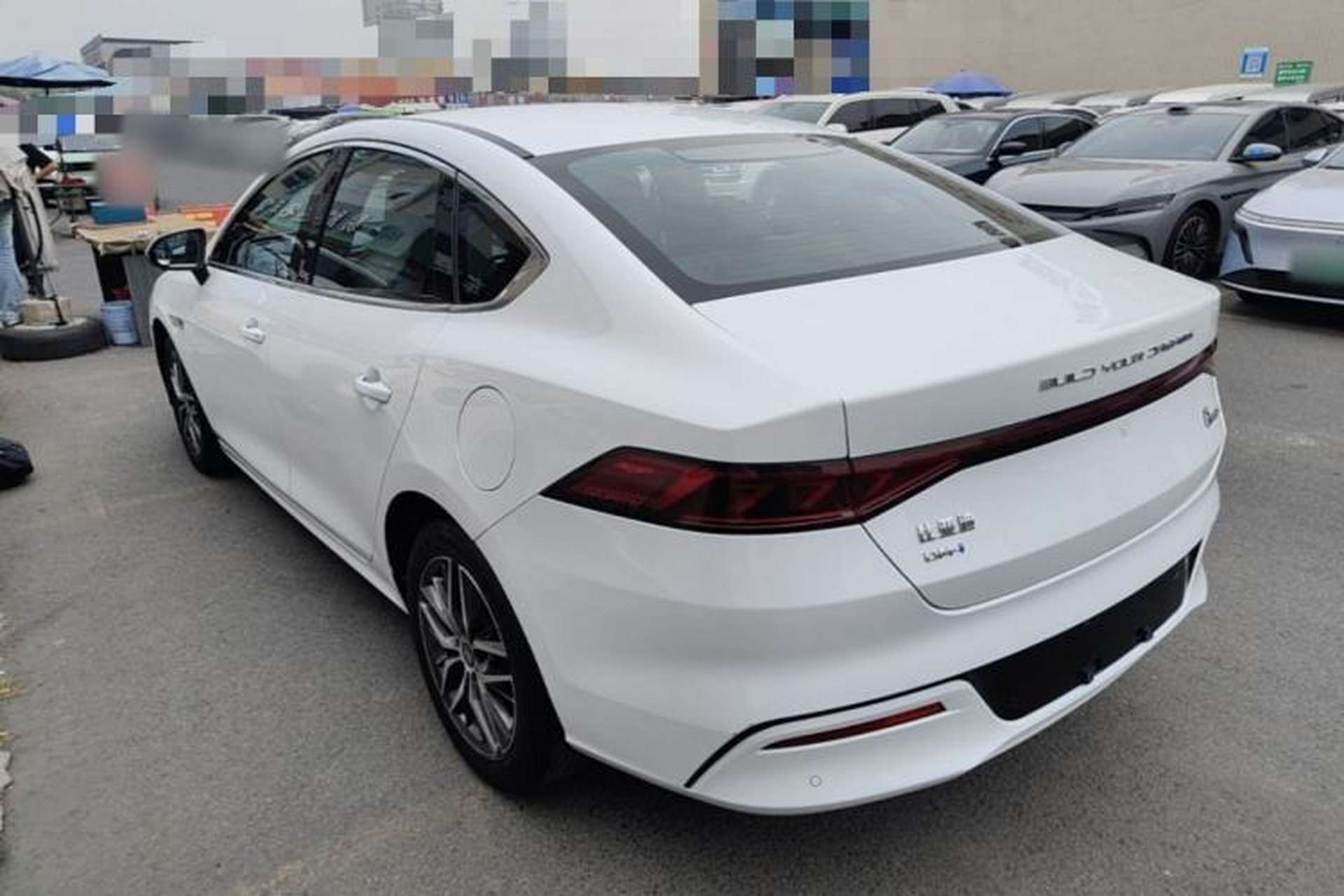 Used BYD Qin PLUS 2021 DM-i 55KM Flagship Model Rear Left 45 Deg