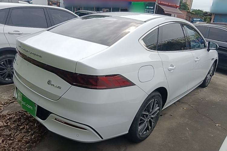 Used BYD Qin PLUS 2021 DM-i 55KM Flagship Model Rear Right 45 Deg
