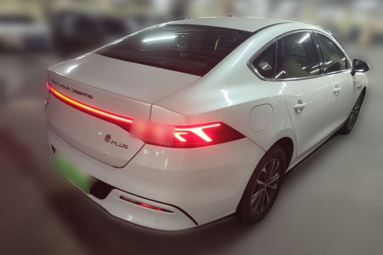 Used BYD Qin PLUS 2021 DM-i 55KM Prestige Model Rear Right 45 Deg