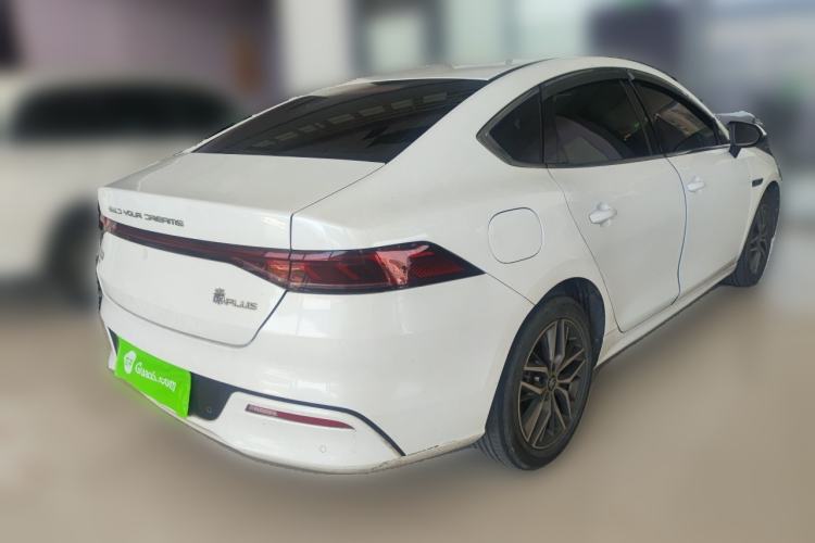 Used BYD Qin PLUS 2021 EV 500KM Luxury Model Rear Right 45 Deg