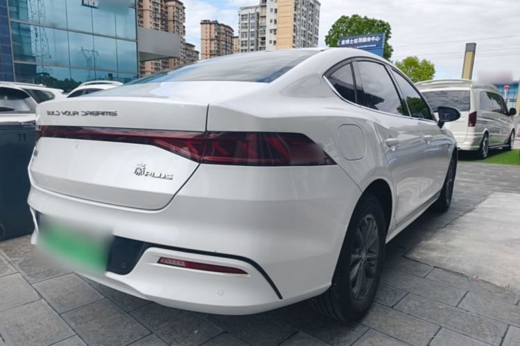 Used BYD Qin PLUS 2021 EV 400KM Leading Comfort Edition Rear Right 45 Deg