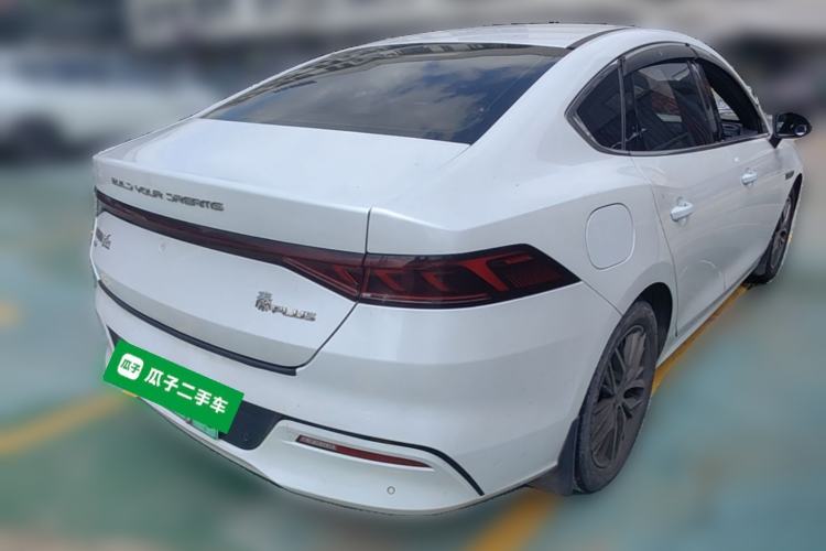 Used BYD Qin PLUS 2021 EV 500KM Premium Model Rear Right 45 Deg