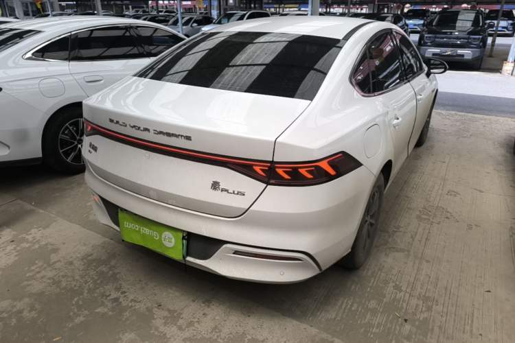 Used BYD Qin PLUS 2021 EV 400KM Leading Comfort Edition Rear Right 45 Deg