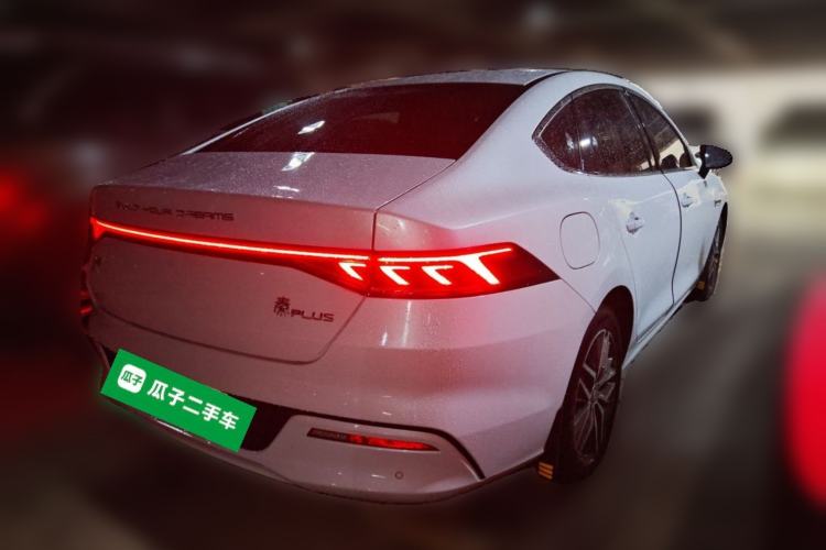 Used BYD Qin PLUS 2021 DM-i 55KM Flagship Model Rear Right 45 Deg