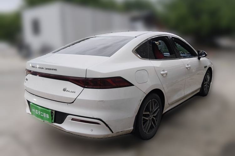 Used BYD Qin PLUS 2021 EV 500KM Luxury Model Rear Right 45 Deg