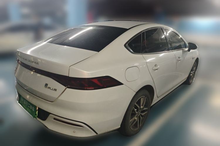 Used BYD Qin PLUS 2021 EV 500KM Luxury Model Rear Right 45 Deg