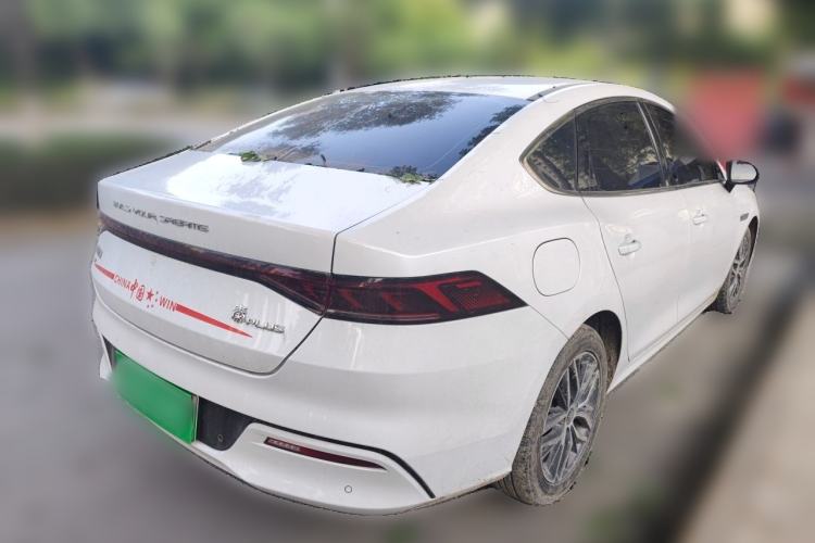 Used BYD Qin PLUS 2021 EV 500KM Luxury Model Rear Right 45 Deg