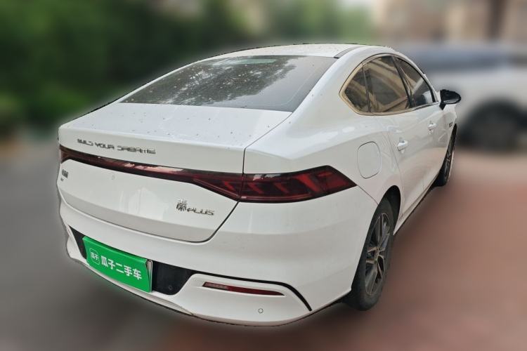 Used BYD Qin PLUS 2021 EV 400KM Luxury Model Rear Right 45 Deg